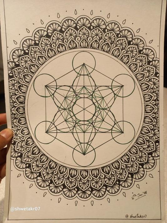 Metatron's Cube Mandala